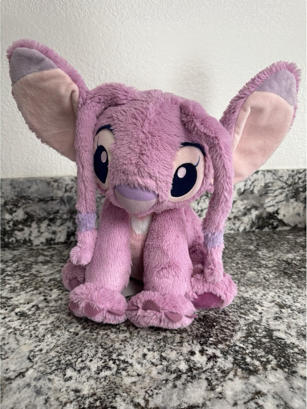 DISNEY Store Lilo & STITCH Pink Angel Alien 15" Large Soft Stuffed Plush
